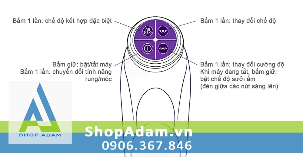 Máy massage điểm G hậu môn sưởi ấm Leten Finger Vibrator
