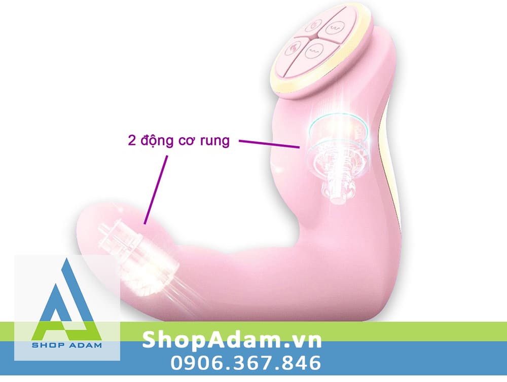Máy massage điểm G hậu môn sưởi ấm Leten Finger Vibrator
