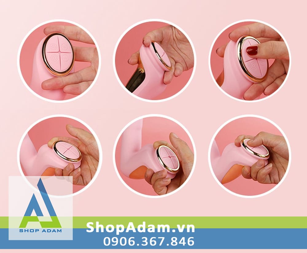 Máy massage điểm G hậu môn sưởi ấm Leten Finger Vibrator