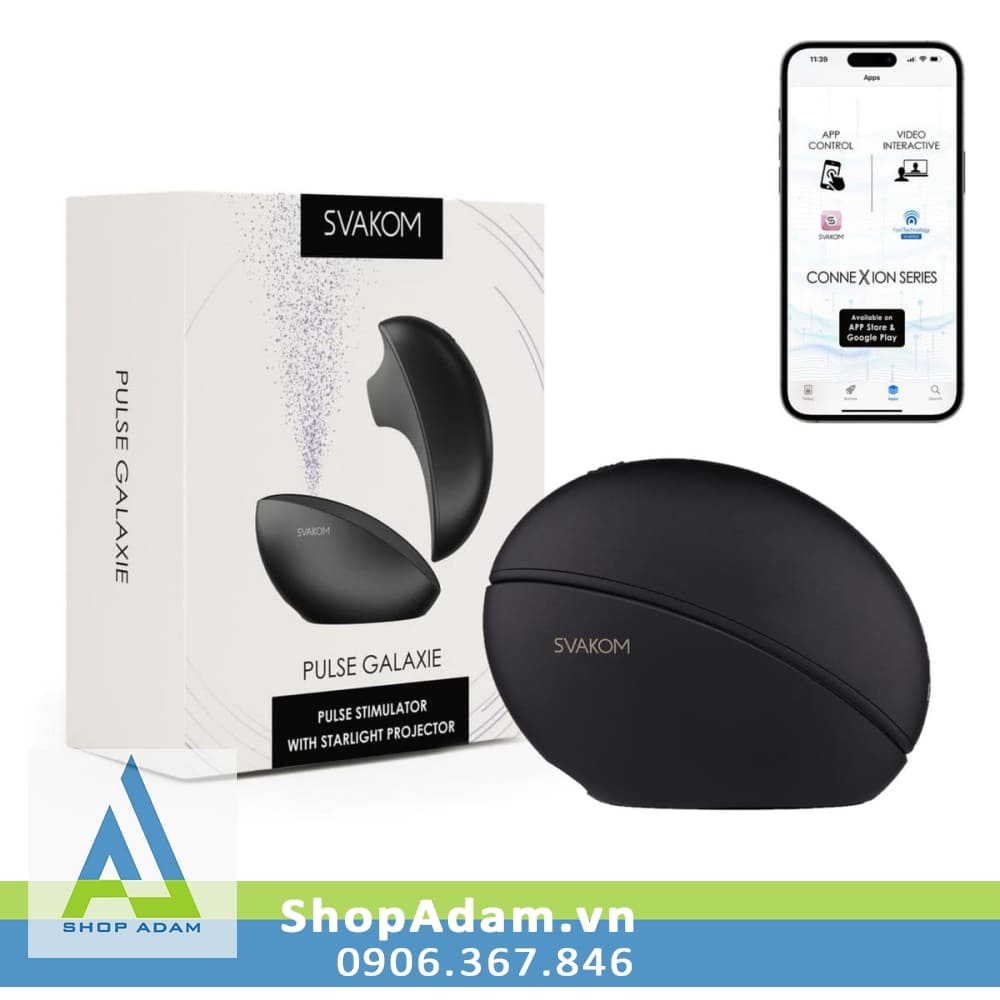 Svakom Pulse Galaxie máy hút AV kết nối app đèn trang trí