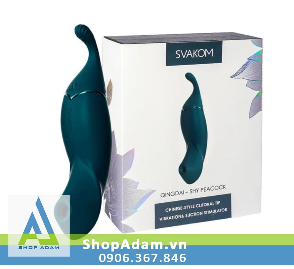 Svakom Qingdai Shy Peacock Rung Hút Tự Động Silicone