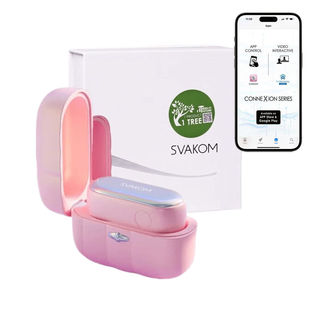 Máy rung hút âm vật mini có sưởi ấm kết nối App Svakom Mimiki