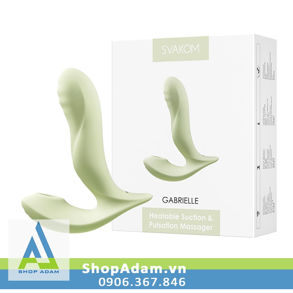 Máy mát xa điểm G Svakom Gabrielle Hút Thụt Sưởi Ấm Điều Khiển