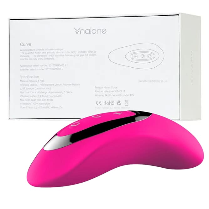 Máy massage âm đạo rung cảm ứng Nalone Curve tăng khoái cảm