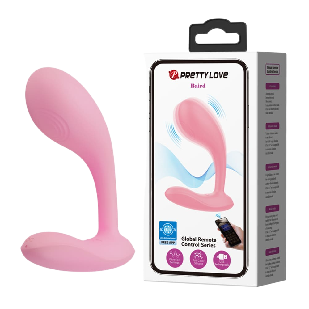 Máy rung điểm G điều khiển từ xa qua App Pretty Love Baird