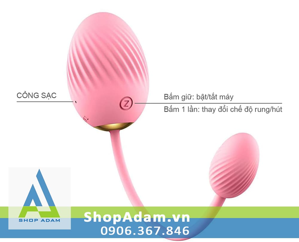 Máy bú âm vật rung hút Zemalia Gigi Plus high-end khoái cảm