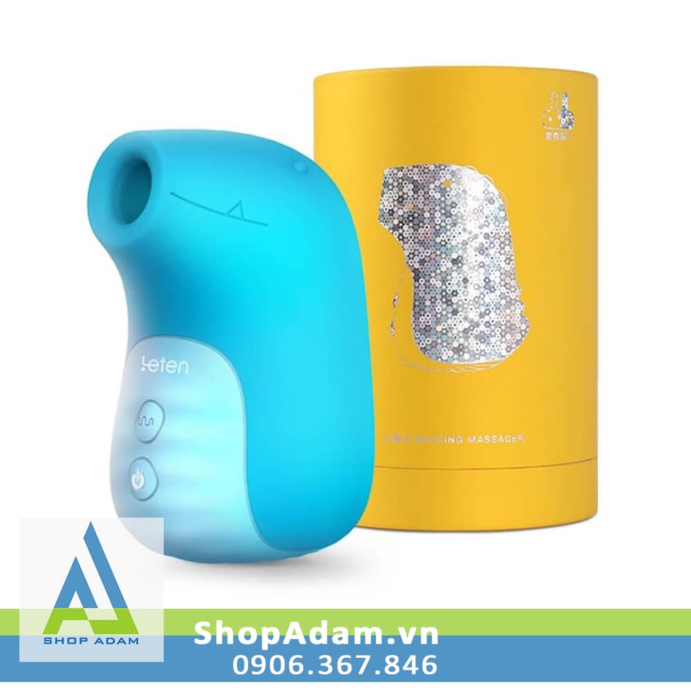 Leten Sucking Massager Máy Rung Hút Âm Vật Sưởi Ấm Sạc Không Dây 