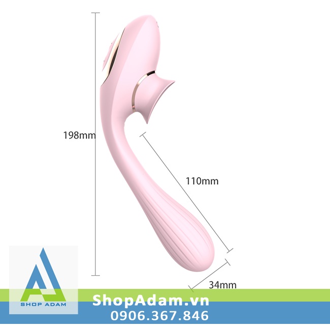 Máy thủ dâm nữ siêu rung liếm vùng kín Nvtoys Disa phê