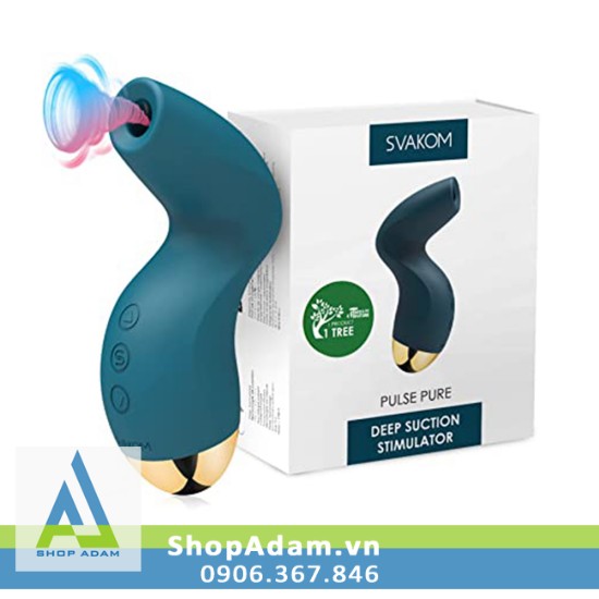 Máy Rung Hút Vùng Kín Svakom Pulse Pure Đa Chế Độ Mỹ