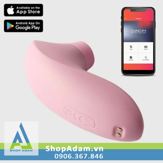 Máy Rung Bú Mút Svakom Pulse Lite Neo Kết Nối App Bluetooth