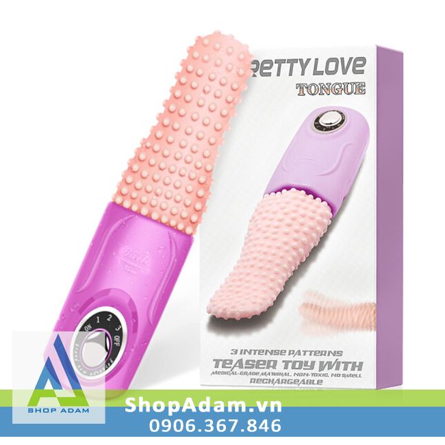 Lưỡi rung Pretty Love Tongue sạc pin tiện lợi rung cực đã