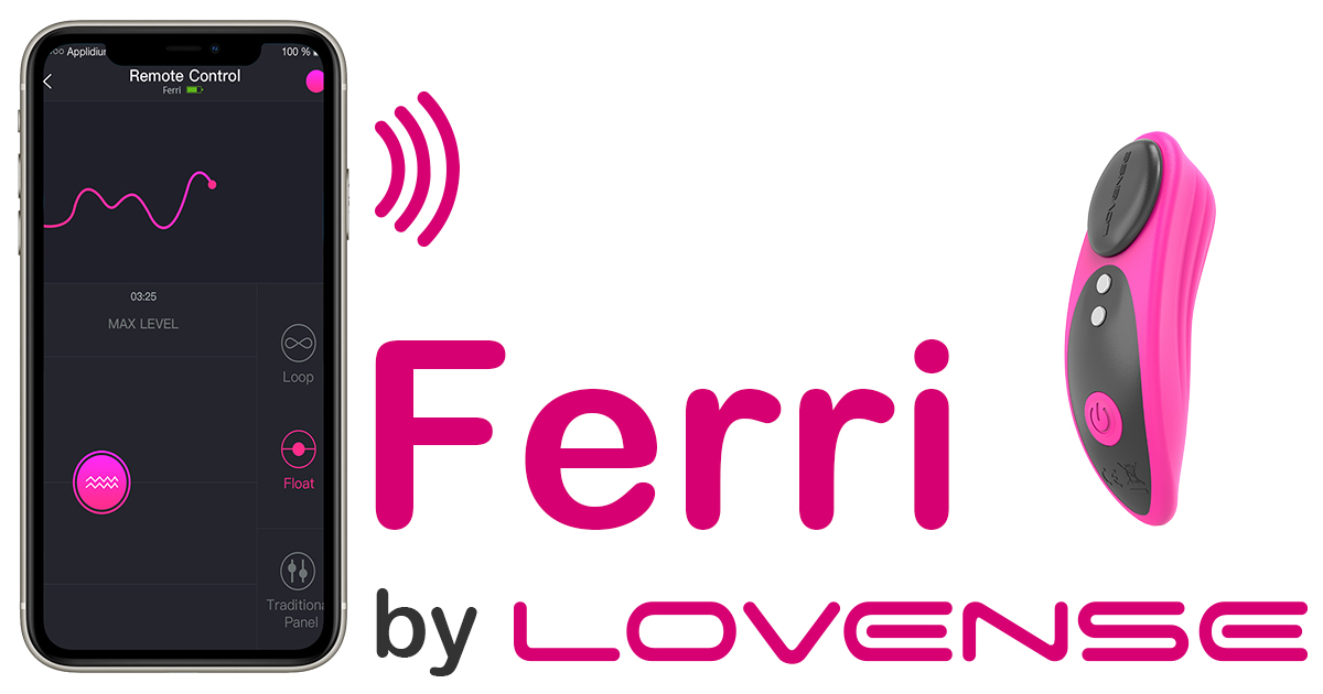Lovense Ferri rung mini gắn quần lót điều khiển app tiện lợi nóng bỏng