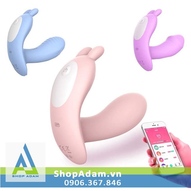 Máy rung gắn quần lót có sưởi ấm điều khiển bằng điện thoại smartphone Leten
