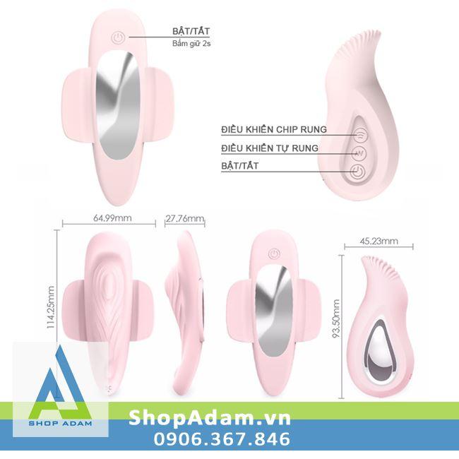 Quần chip rung điều khiển từ xa Pretty Love Boat kích thích mạnh