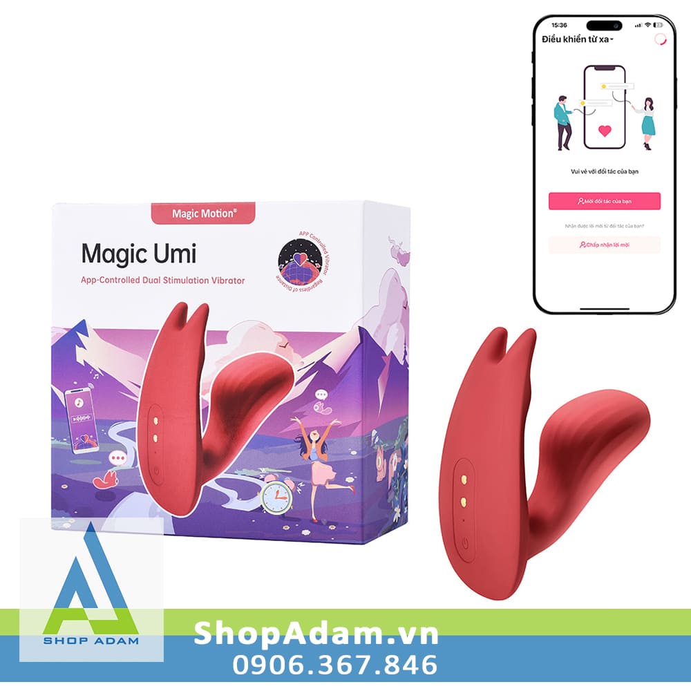 Máy massage vùng kín nữ cao cấp Magic Motion Umi điều khiển App