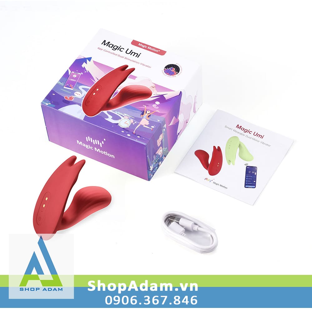 Máy rung vùng kín Magic Motion Umi điều khiển app chống nước Máy rung vùng kín Magic Motion Umi điều khiển app chống nước