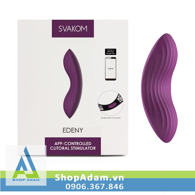 Máy trứng rung mini gắn quần lót điều khiển qua app Svakom Edeny