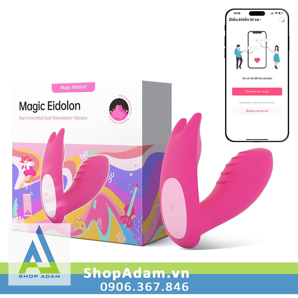 Máy rung public điều khiển bằng điện thoại Magic Motion Eidolon