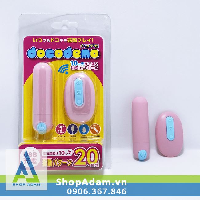 Chip rung điều khiển từ xa siêu mạnh Docodemo gắn quần lót, kích thích mạnh mẽ