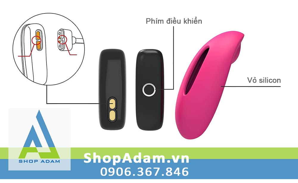 Máy rung vùng kín Magic Motion Candy mini Bluetooth an toàn tiện lợi Máy rung vùng kín Magic Motion Candy mini Bluetooth an toàn tiện lợi