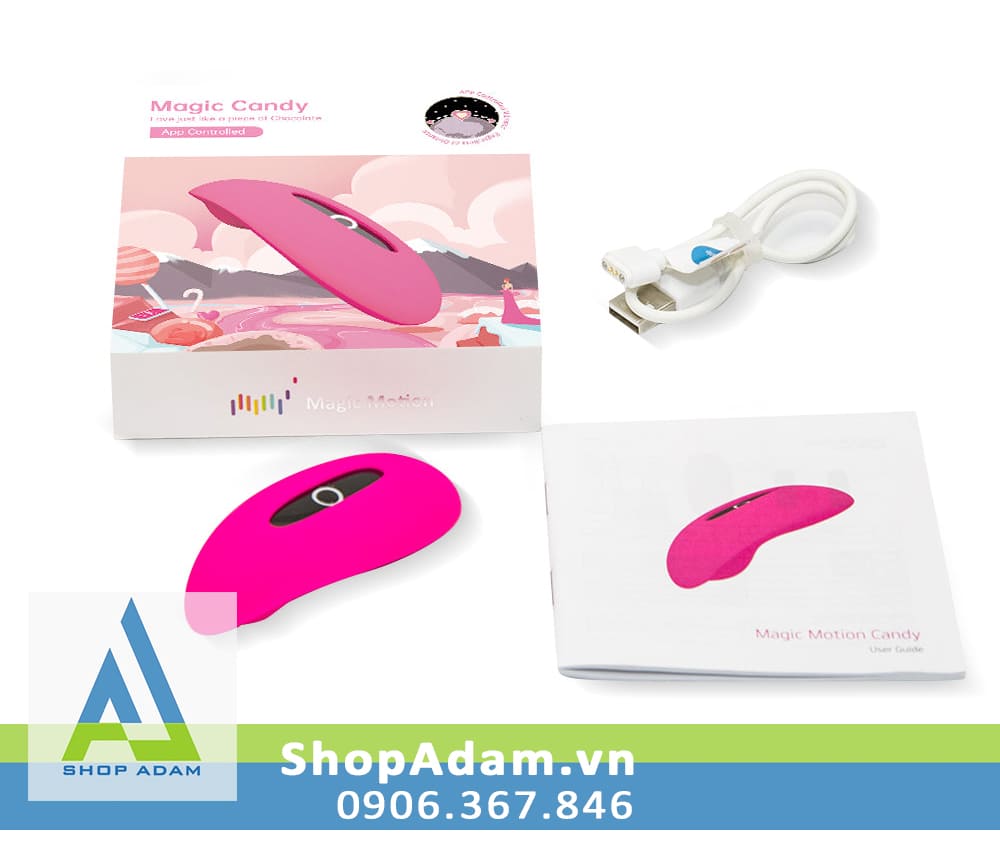 Máy rung vùng kín Magic Motion Candy mini Bluetooth an toàn tiện lợi Máy rung vùng kín Magic Motion Candy mini Bluetooth an toàn tiện lợi
