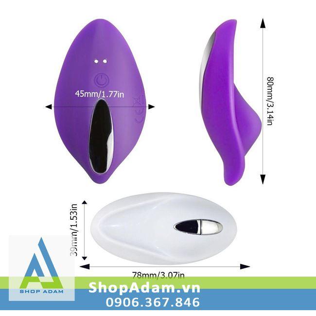 Máy rung mini điều khiển từ xa đeo quần lót kích thích cực mạnh