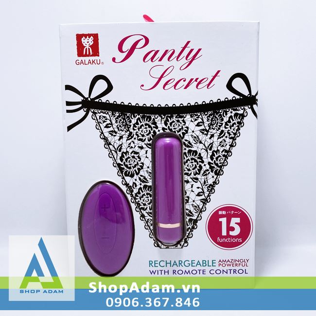 Quần lót rung điều khiển từ xa Galaku Panty Secret 15 chế độ cực phê