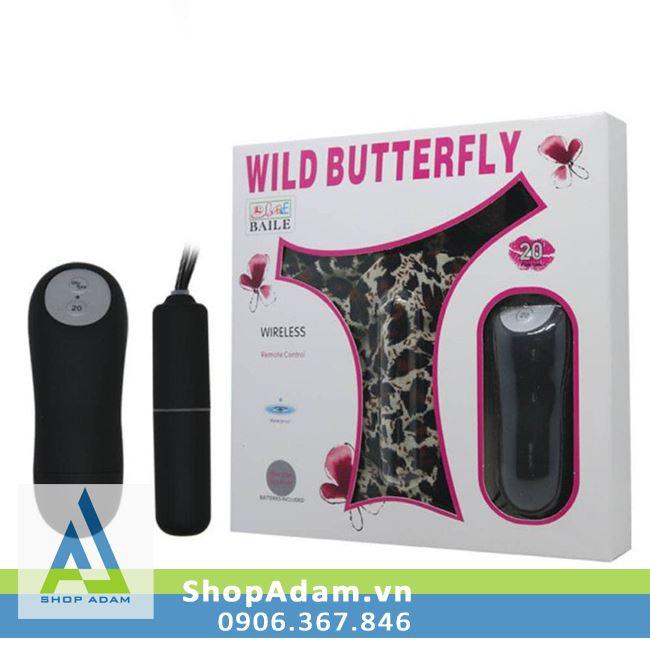 Quần chip rung Wild Butterfly điều khiển không dây kích thích