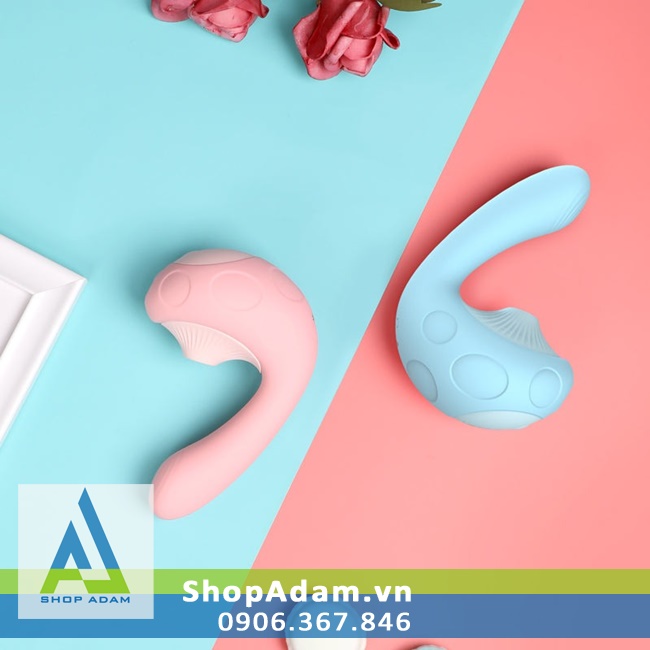 Máy rung 2 đầu Leten Pick Fun sưởi ấm hút mạnh mẽ kích thích