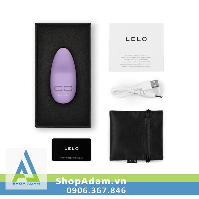 Máy rung vùng kín mini Lelo Lily 3 yên lặng 10 chế độ rung mạnh mẽ