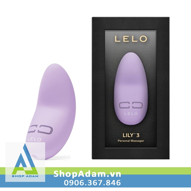 Máy rung vùng kín mini Lelo Lily 3 yên lặng 10 chế độ rung mạnh mẽ