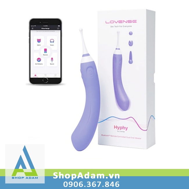 Lovense Hyphy máy rung mini kết nối App 10 chế độ