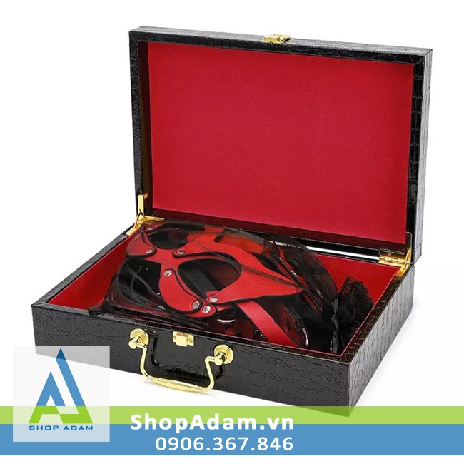 sextoy BDSM bạo dâm đỏ cao cấp bộ 8 món đồ chơi kích thích
