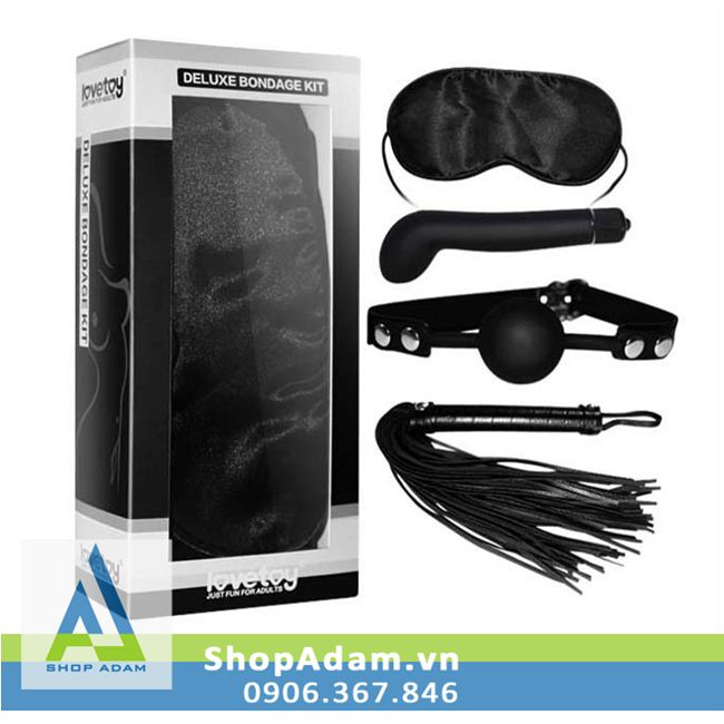Bộ đồ chơi BDSM Lovetoy 4 món cao cấp, kích thích cực đỉnh