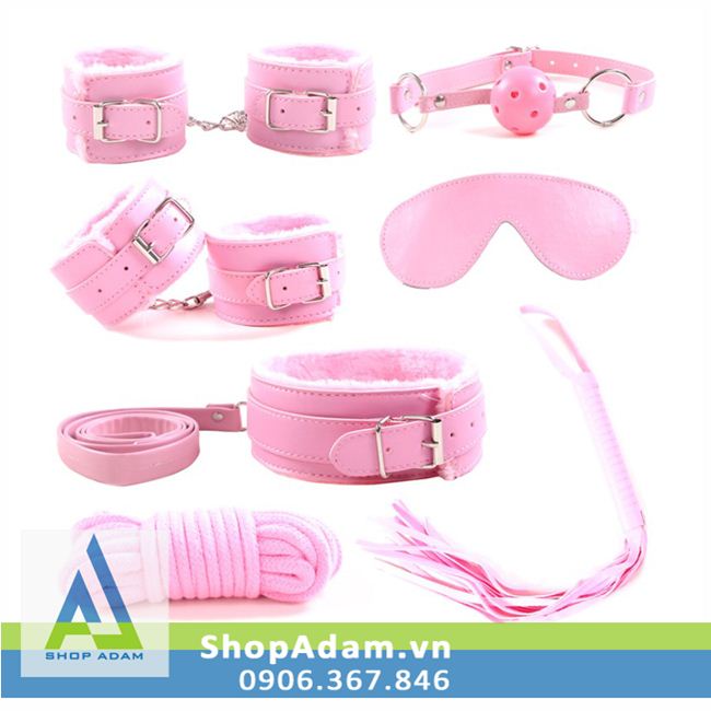 Bộ đồ chơi 7 món màu hồng tăng khoái cảm, chất lượng cao