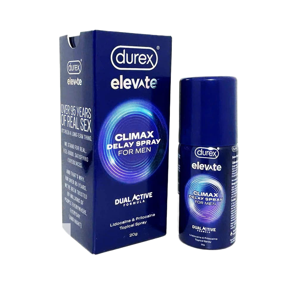 Xịt kéo dài thời gian Durex Elevate Climax Delay 20g an toàn hiệu quả 