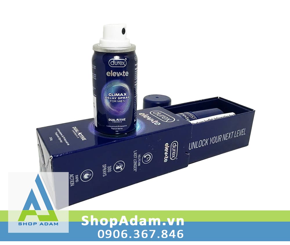 Chai xịt kéo dài Durex Elevate Climax Delay Spray