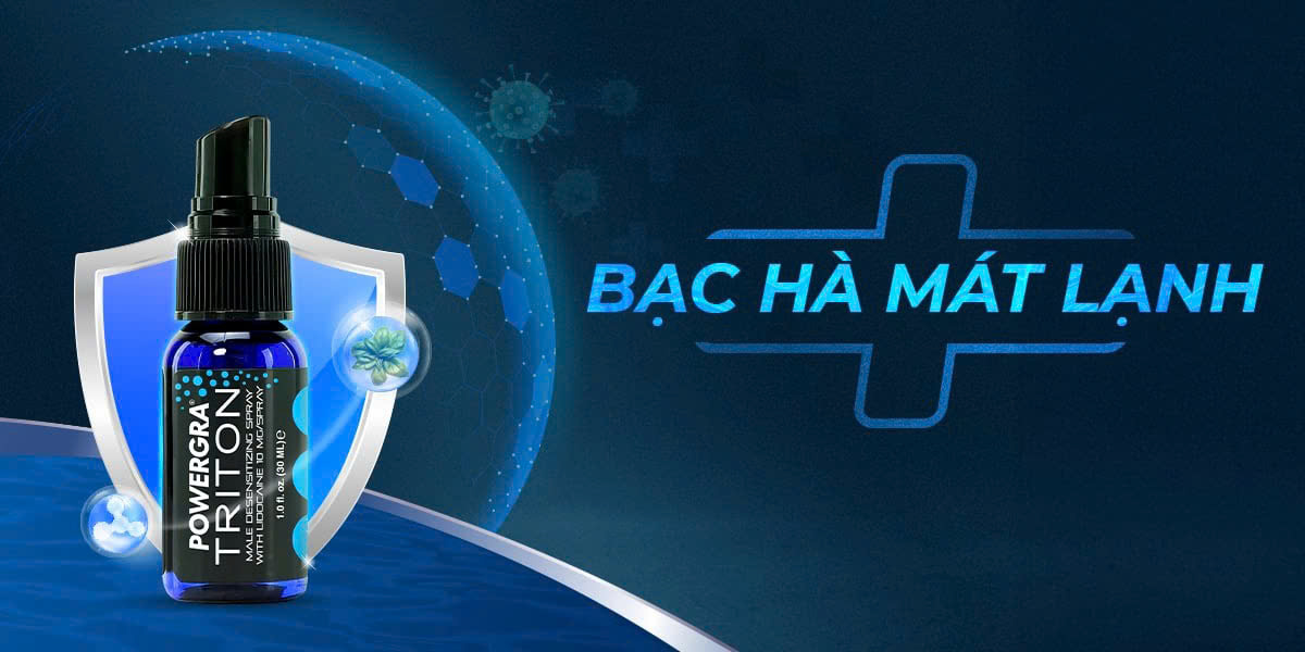 Powergra Triton 30ml Male Delay Spray Long-Lasting USA