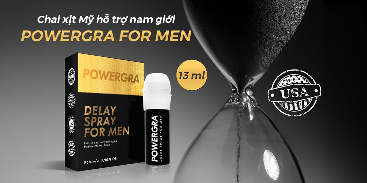 Powergra Herbal Delay Spray for Men 13ml Safe Longer Performance