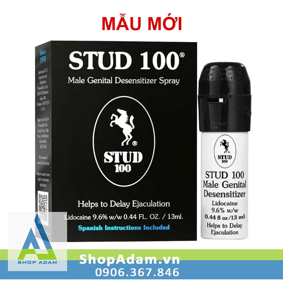 Chai xịt chống xuất tinh sớm Stud 100 Anh Quốc kéo dài quan hệ 