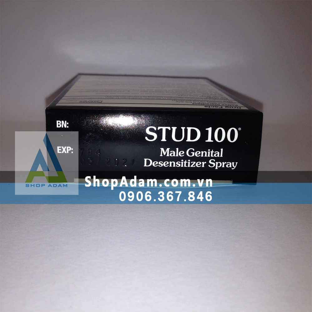 Thông tin Chai xịt hỗ trợ chống xuất tinh sớm STUD 100 giá tốt Thông tin Chai xịt hỗ trợ chống xuất tinh sớm STUD 100 giá tốt