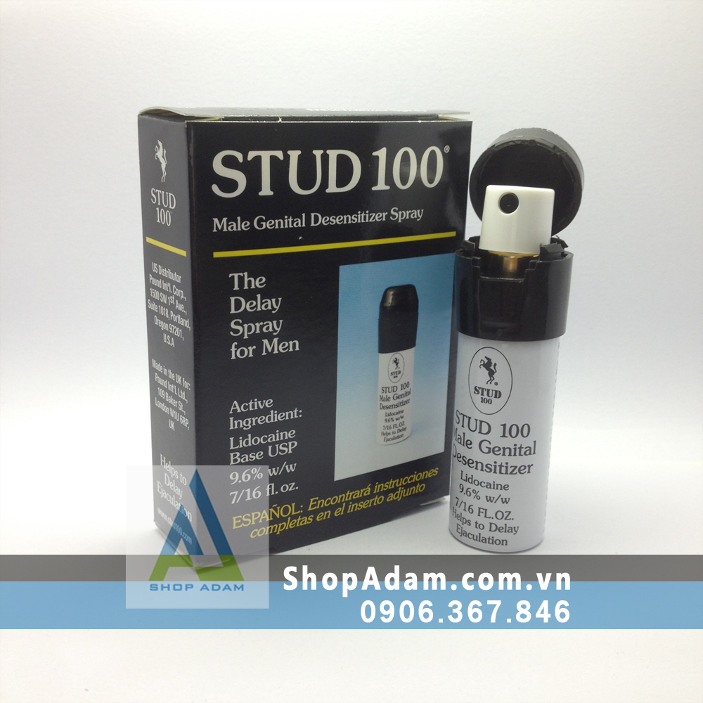 Stud 100 Delay Spray UK Premium Lasting Performance 45ml