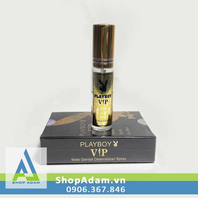 Playboy Vip Delay Spray 10% Lidocaine Long Lasting 45ml