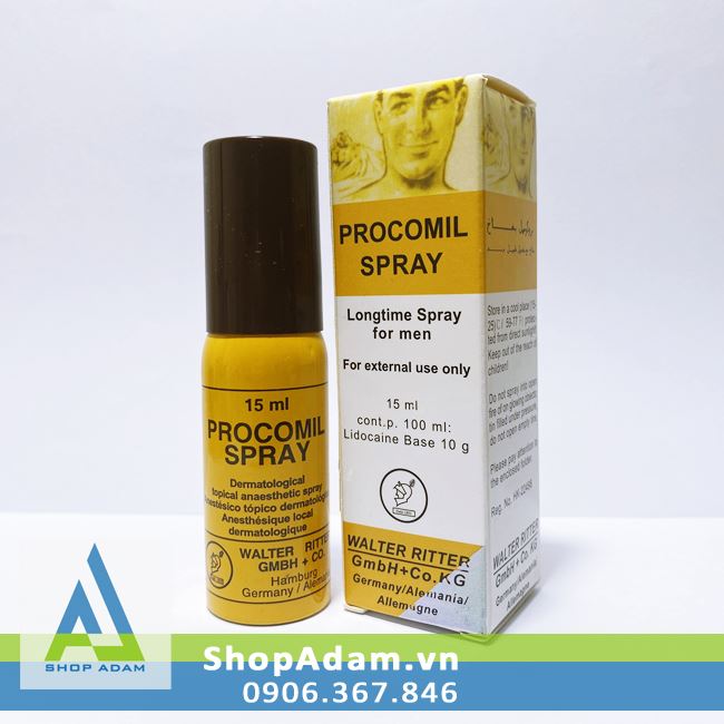  Bán Chai xịt chống xuất tinh sớm Procomil - Đức cao cấp