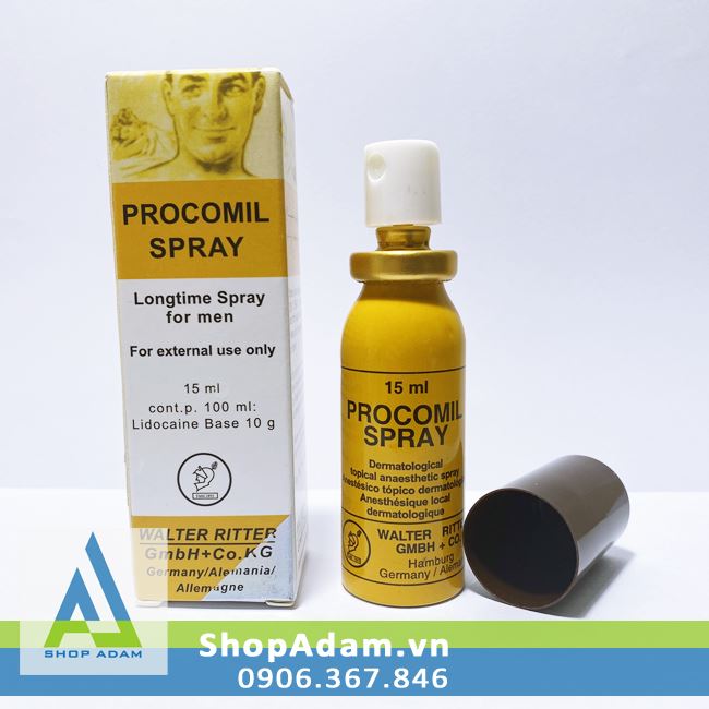  Bán Chai xịt chống xuất tinh sớm Procomil - Đức cao cấp