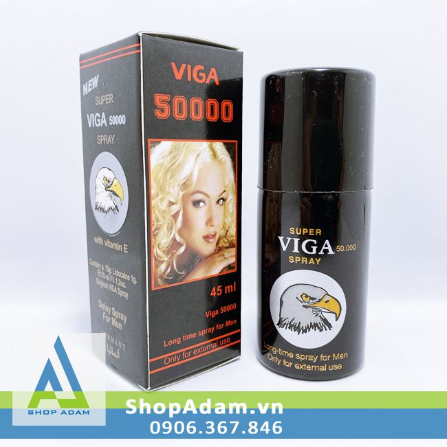 Chai xịt Viga 50000 Đức giúp kéo dài thời gian, tăng khoái cảm