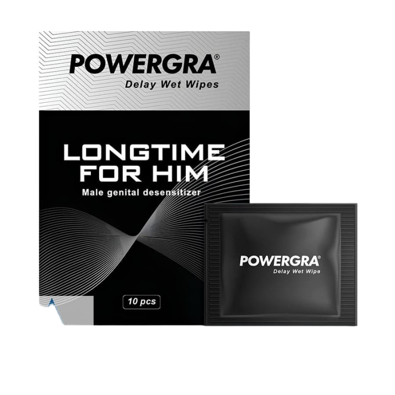  Đại lý Powergra Delay Wet Wipes khăn lau kéo dài thời gian quan hệ H10  chính hãng 