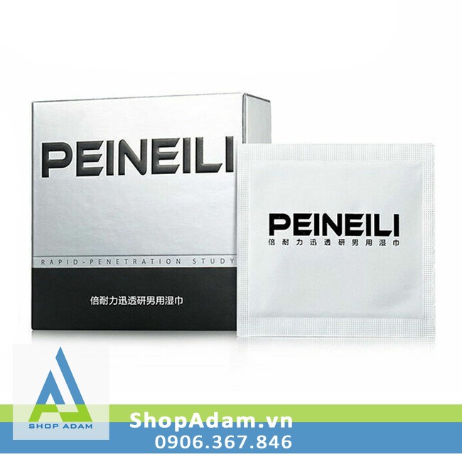 Khăn lau Peineili tăng thời gian quan hệ nhanh tiện lợi nam giới 