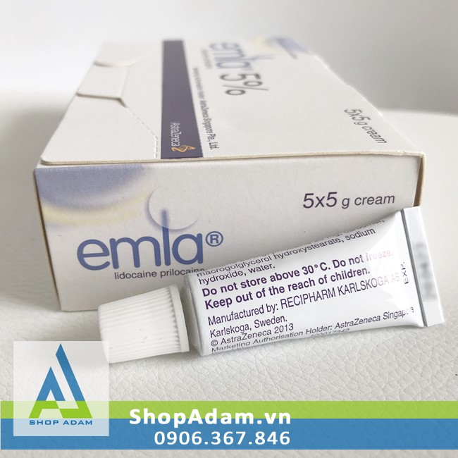 Emla 5g gel chống xuất tinh sớm hiệu quả Thuỵ Điển chính hãng