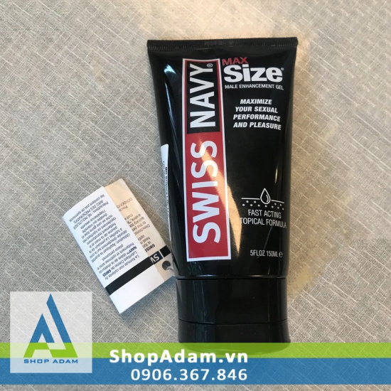 Swiss Navy Max Size kem bôi cương dương kéo dài quan hệ an toàn hiệu quả